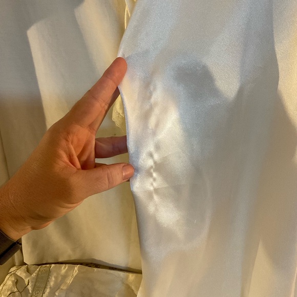 Victoria’s Secret ivory short robe dressing gown beaded sequined bridal one size - Picture 11 of 11